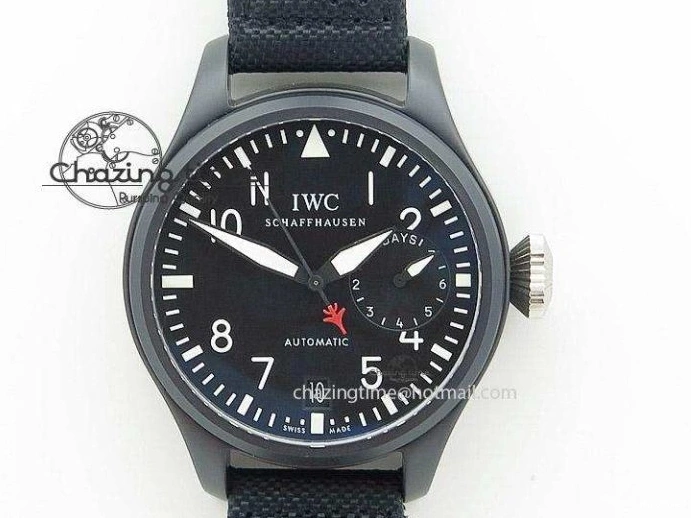 MIROTIME 0720 UrbanStyle Aquatimer Automatic IW329002 V6F 1:1 Best Edition Black Dial On SS Bracelet MIYOTA 7317